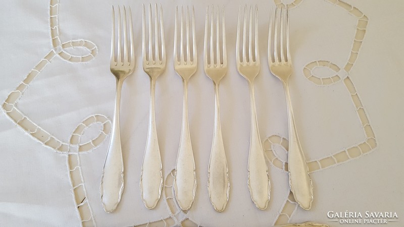 Wmf silver-plated cutlery, knife and fork 6 each