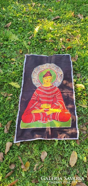 Batik Buddha image, 88x48 cm