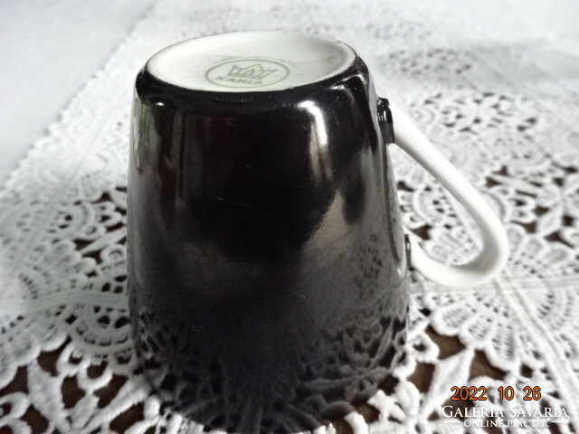 Kahla German porcelain, black coffee cup. He has!