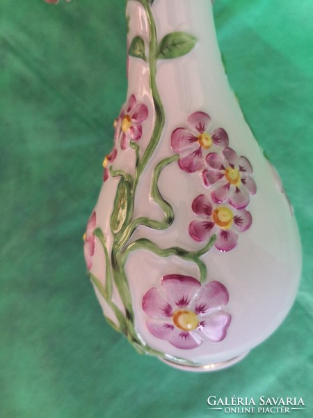 Art Nouveau pate-sur-pate vase from Herend, designed by Jenő farkasházy fischer