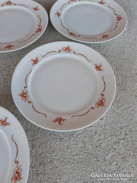 Alföldi porcelain rosehip cake plates are pieces of nostalgia