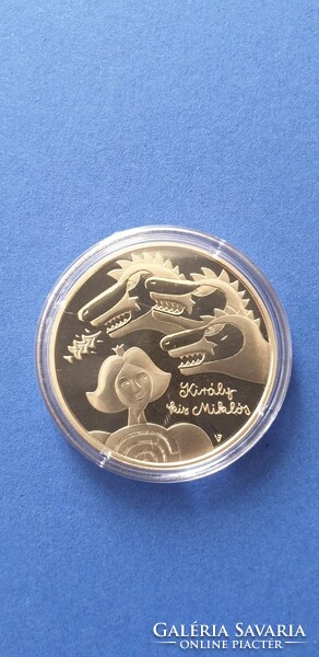 2022. Year King Little Miklós non-ferrous metal commemorative coin proof-like