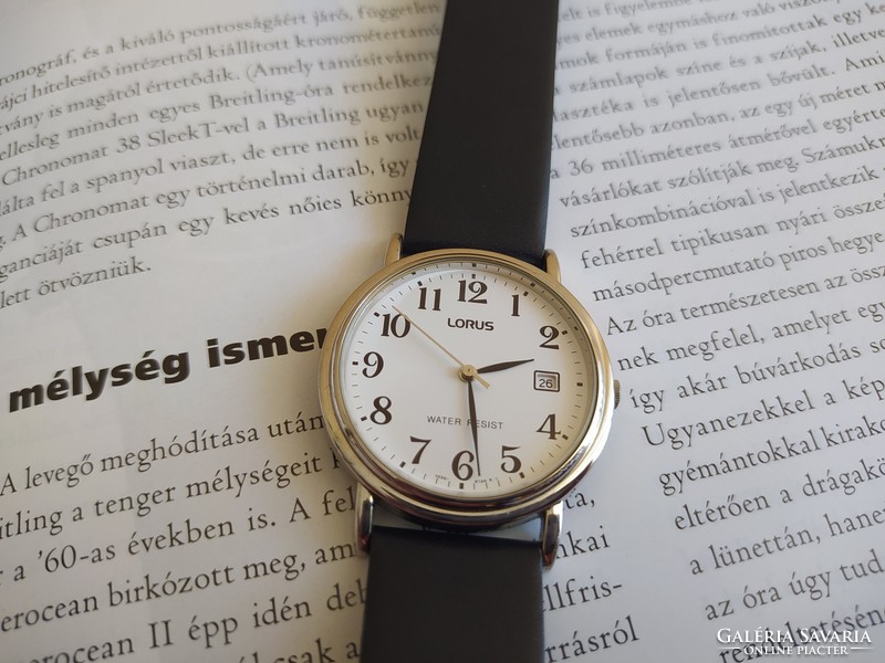 (K) beautiful lorus ffi wristwatch also in parcel machine