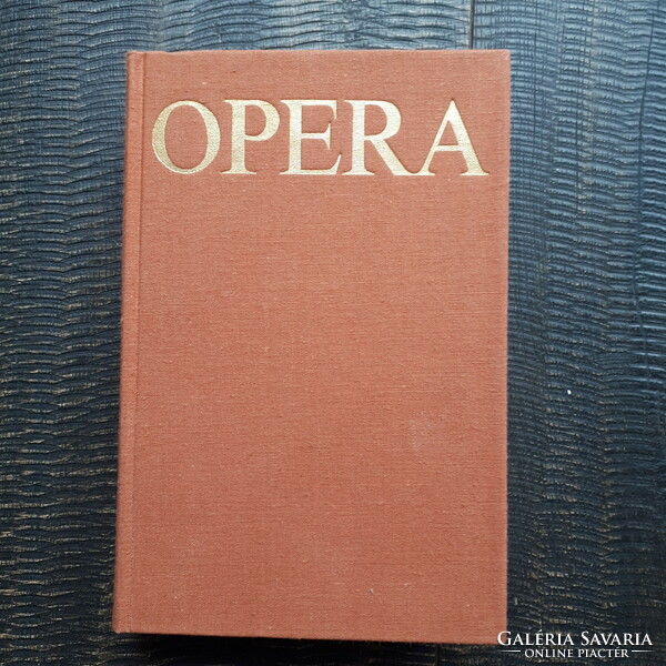 Opera kézikönyv kiváló állapotban