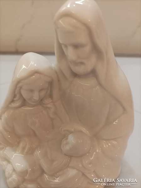 Holy Family, white porcelain