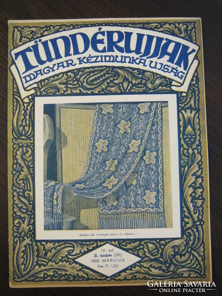 Fairy toes March 1928 Hungarian handicraft newspaper supplement