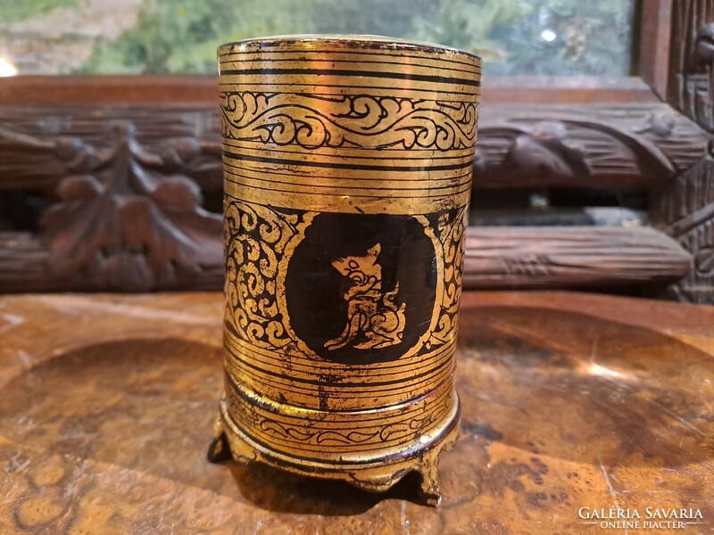Antique betel nut box. Burma xx. The beginning