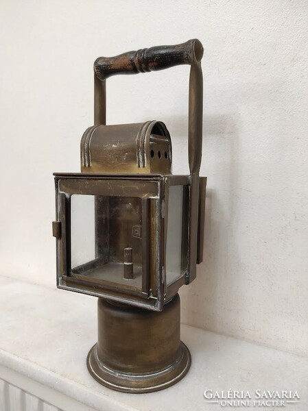 Antique railway bakter carbide lamp copper 558 5996