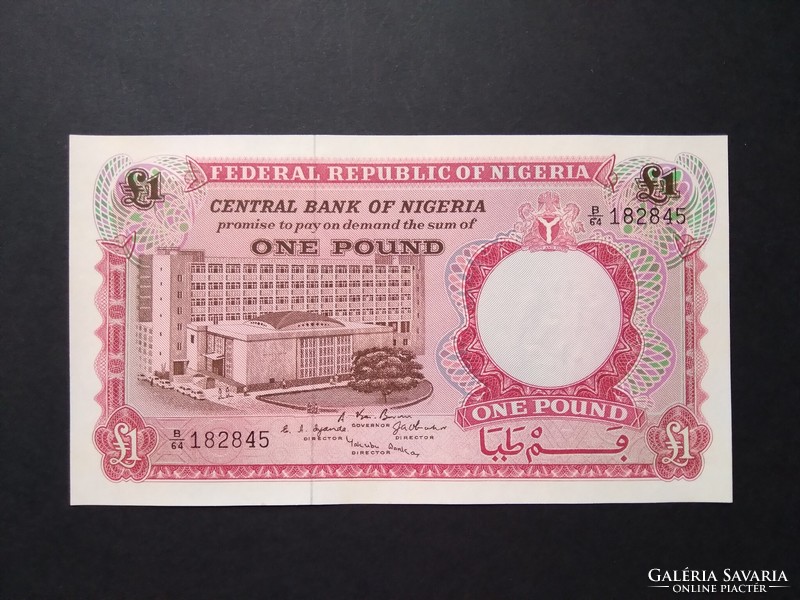 Nigéria 1 Pound 1967 Unc