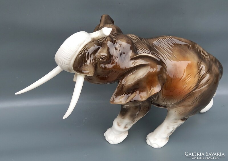 Royal dux porcelain elephant 2 pcs