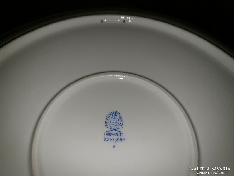Large Herend Chinese pattern emp wall bowl