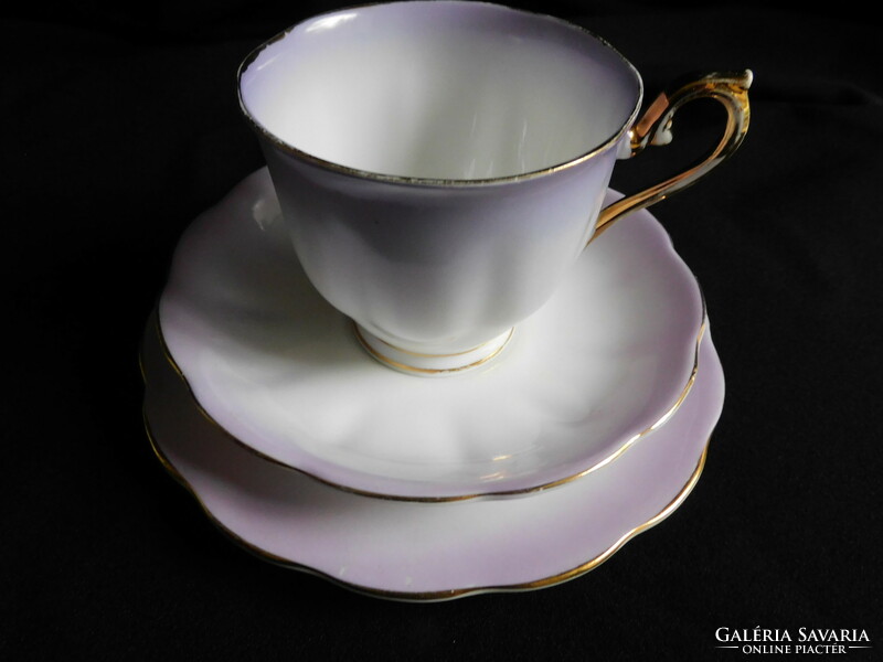 Royal Albert teás/hosszú kávés 3 részes orgonalila szett