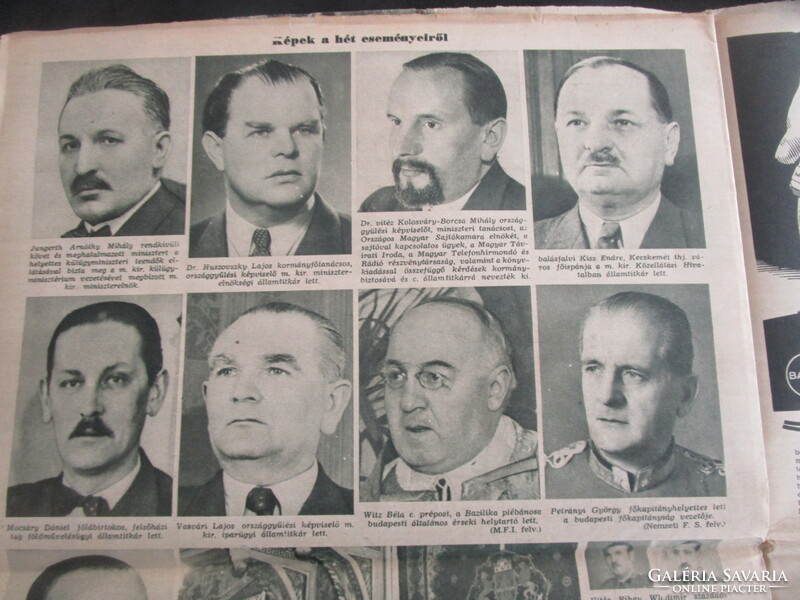 1944 Subcarpathia of the World War - passion play Jászápát able Sunday newspaper