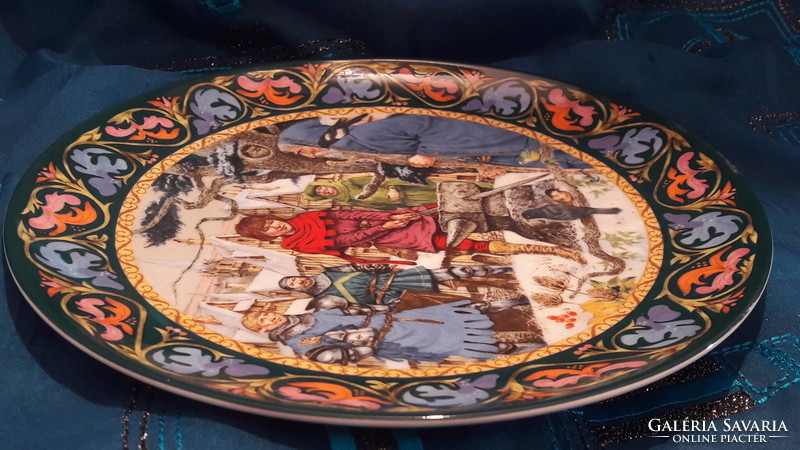 King Arthur legend plate, knight's decorative plate (m3058)