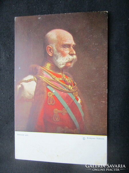 1912 Original and contemporary photo of Habsburg Emperor József Franz, King of Hungary - sheet photograph