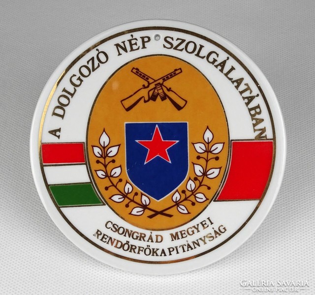1L136 socialist cs.M. Rfk merit medal porcelain plaque