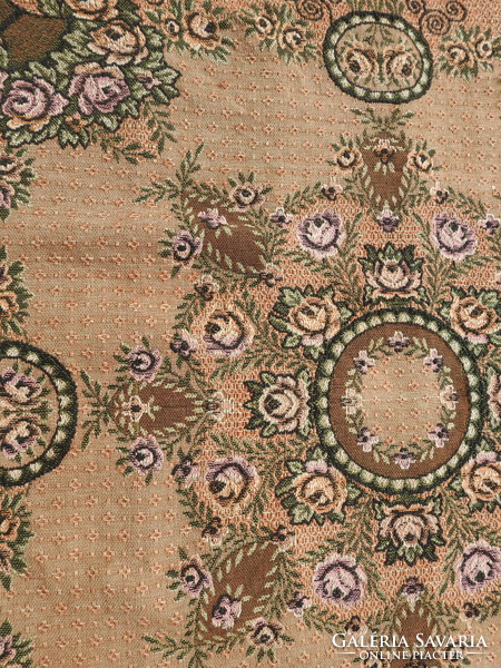 Old woven tablecloth