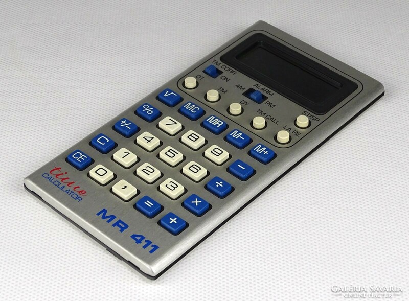 1L289 old mr 411 calculator in original box