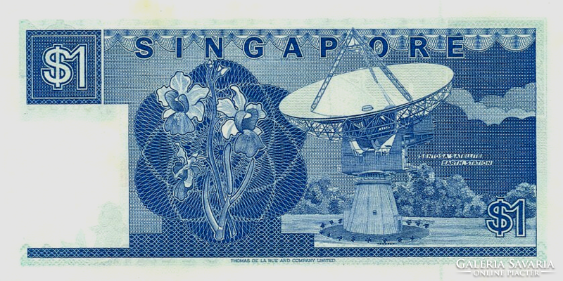 Szingapúr 1 Dollár 1987 UNC