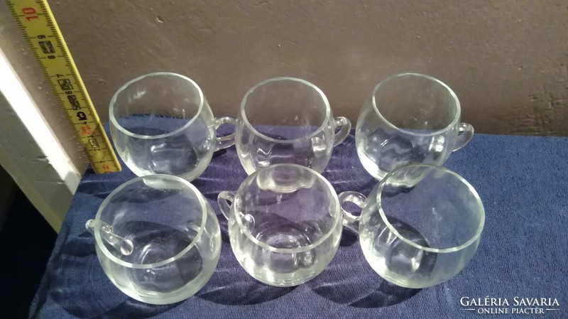 Set of short drinks, brandy glass glasses