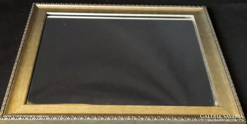 DT/159 - Ezüstszínű modern léckeretes falitükör
