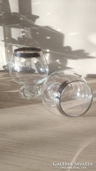 Mesés biedermeier stílusú Ingrid Glas kristálypoharak 2 db