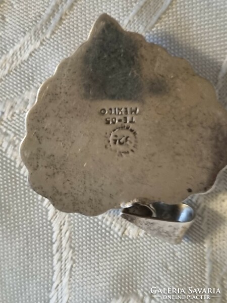 Antique silver mesal with 925 figural markings