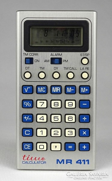 1L289 old mr 411 calculator in original box
