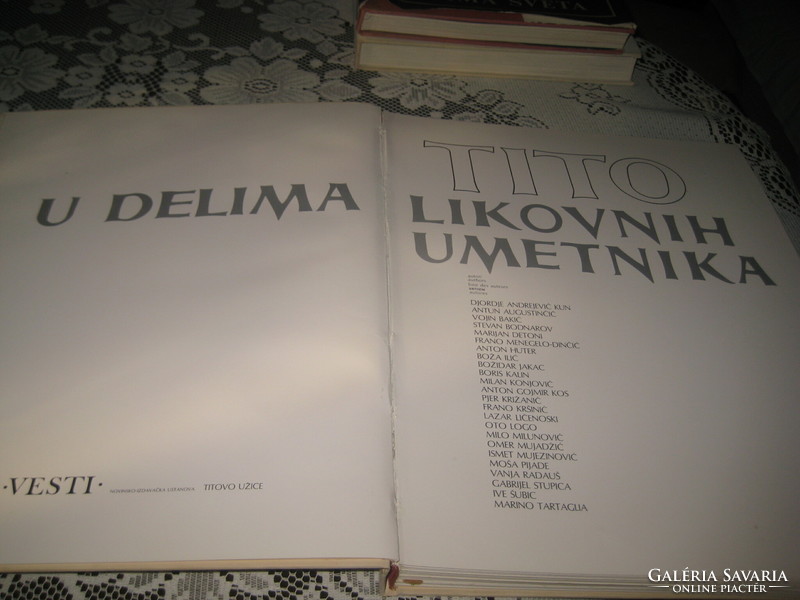 TITO udelima  likovnik umetnika  1971  . Tito a művészetben , horvát nyelven