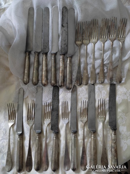 12 Personal berndorf silver-plated cutlery set