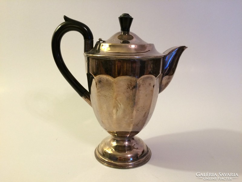 Sheffield old tea pourer vintage coffee footed metal pot hallmarked