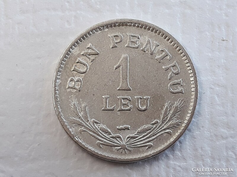 Románia 1 Lej 1924 érme - Román 1 Leu 1924 Bun Pentru külföldi pénzérme