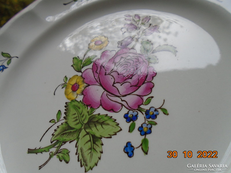 Spode marlborough sprays with a spectacular large floral pattern teacup coaster