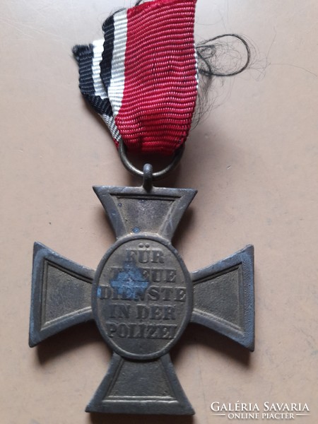 II. Vh German police service medal, bronze. (There is a post office) !