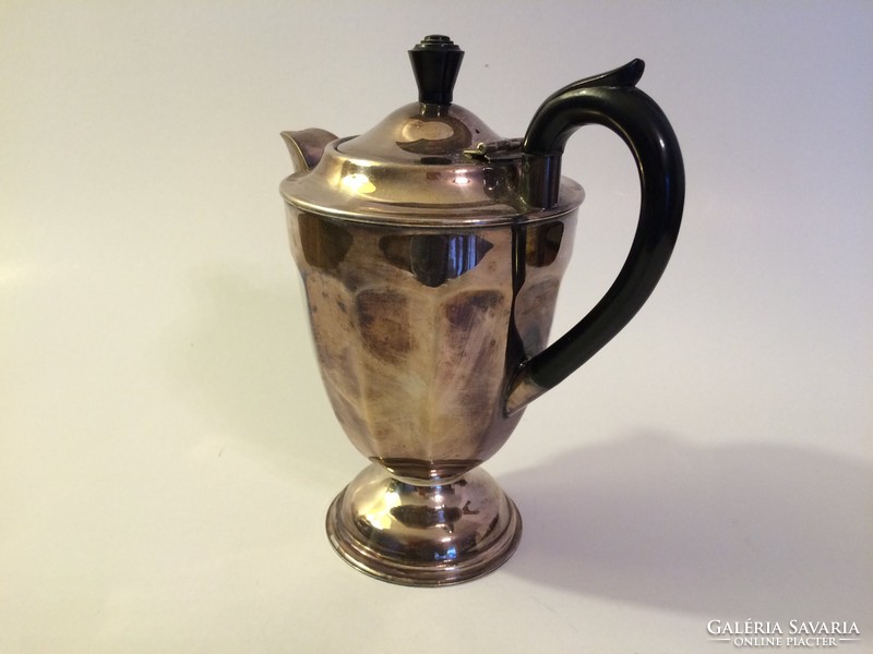 Sheffield old tea pourer vintage coffee footed metal pot hallmarked