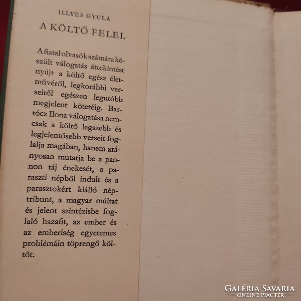 Illyés Gyula: A költő felel, 1966.