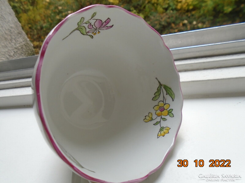 Spode marlborough sprays with a spectacular large floral pattern teacup coaster