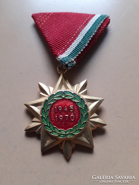 Liberation jubilee commemorative medal 1945 - 1970. Award. There is mail!