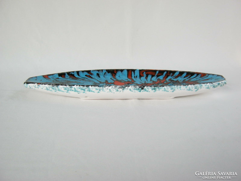Retro ... Bodrogkeresztúr ceramic boat bowl