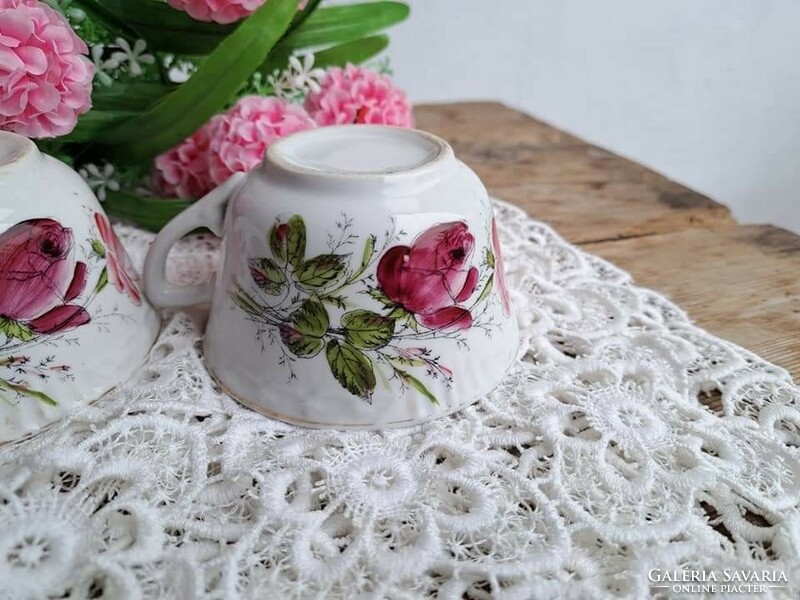 Beautiful Rare Antique Porcelain Floral Koma Mug Tea Cup Cups Koma Cup Collector's Beauty