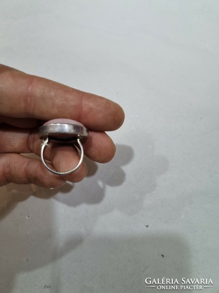 Ezüst köves gyűrű