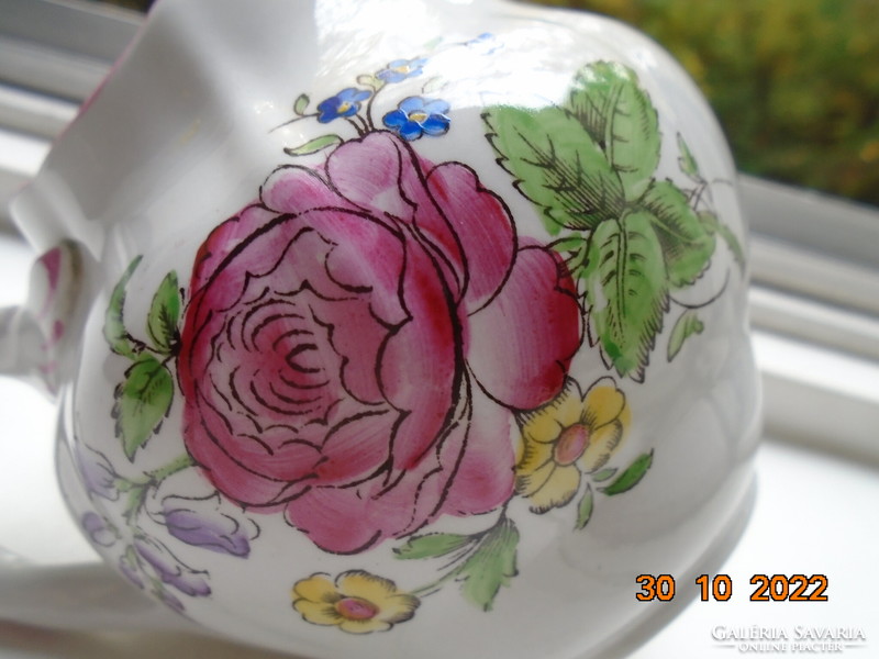Copeland-spode large cream spout with a rich floral pattern