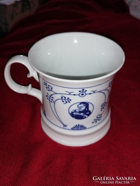 Retro porcelain latte cup