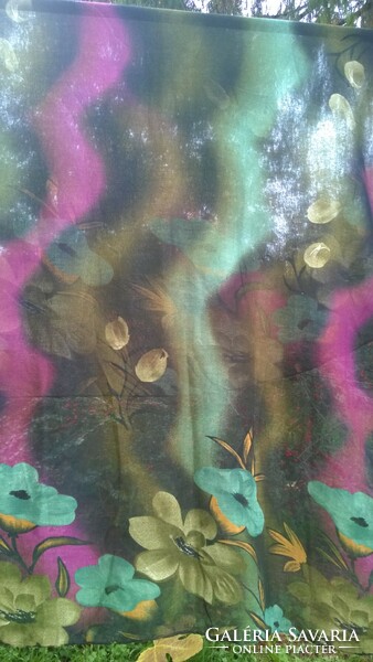 Virágmintás muszlin stóla-sál pillekönnyű, remek színek  180x90 cm