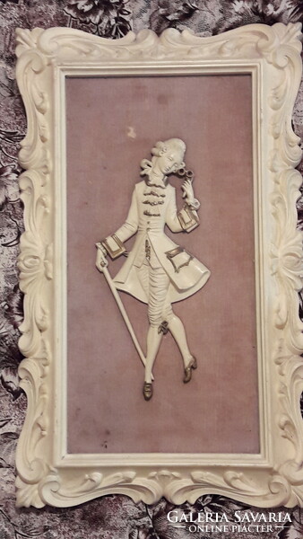 Rokokó úrfi kép, barokk gavallér kép (L3071)