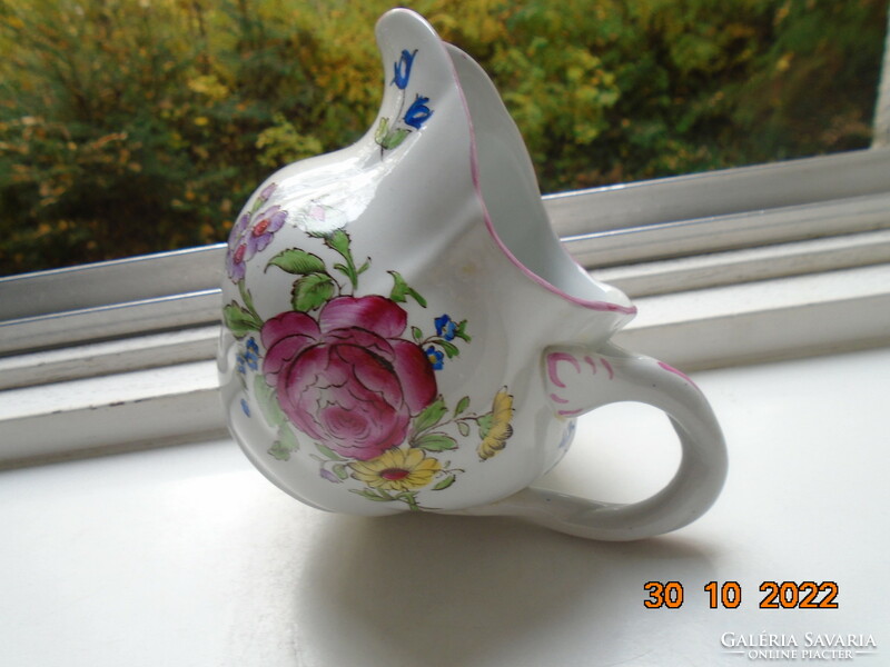 Copeland-spode large cream spout with a rich floral pattern