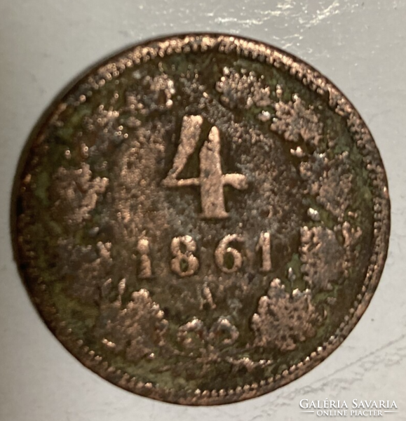 1861. 4 krajcár (108)