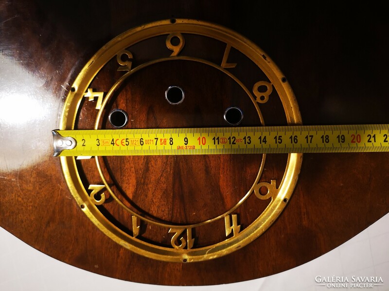Quarter percussion table clock case, box in good condition! Wooden clock case!