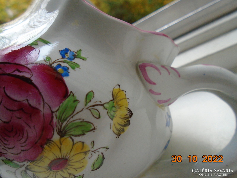 Copeland-spode large cream spout with a rich floral pattern