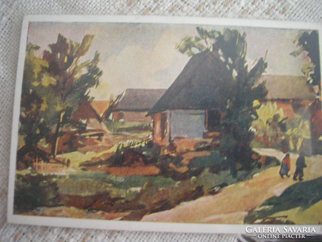 Nazi-stamped 3-color postcards from a rarity collection to a collection